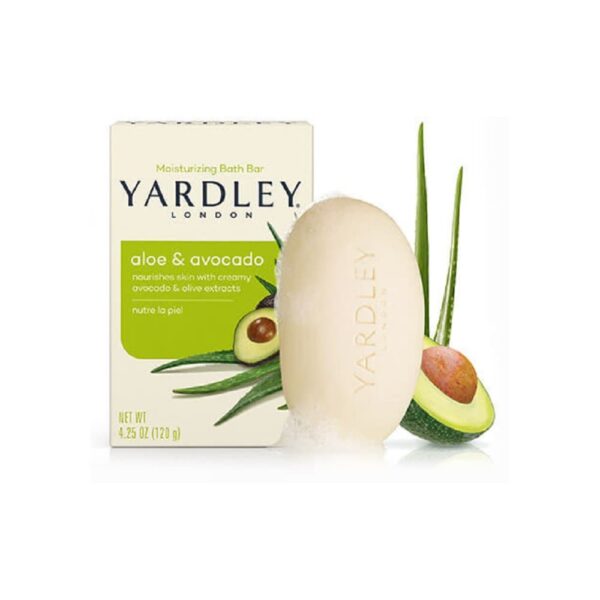 ALOE & AVOCADO JABON EN BARRA 120gr (Yardley) (Unisex)