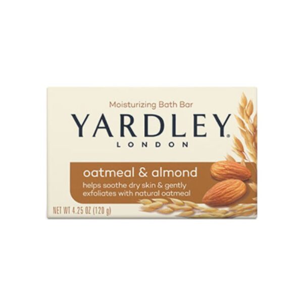 AVENA Y ALMENDRA JABON EN BARRA 120gr (Yardley) (Unisex) - Imagen 2