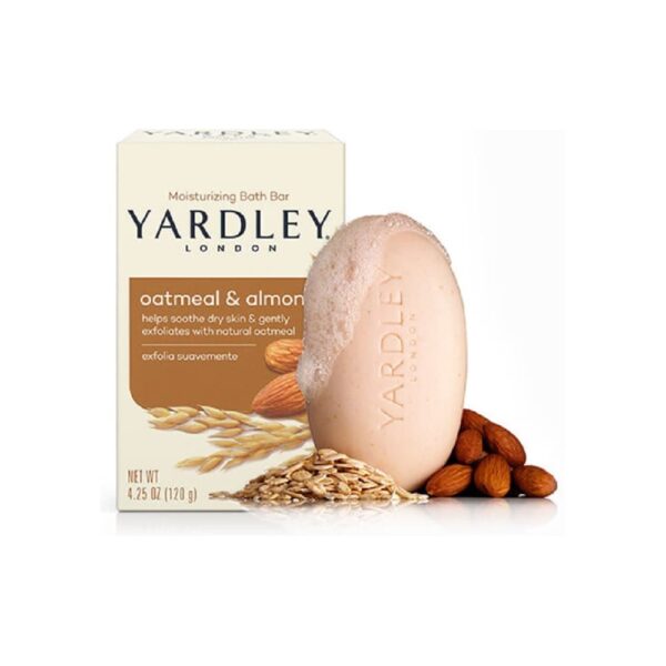 AVENA Y ALMENDRA JABON EN BARRA 120gr (Yardley) (Unisex)