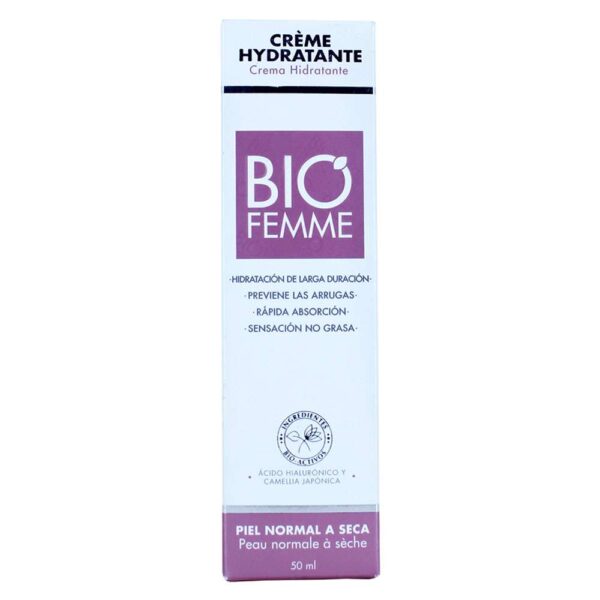 BIOFEMME CREMA HIDRATANTE LARGA DURACION 50ml (Biofemme) (Mujer) - Imagen 2