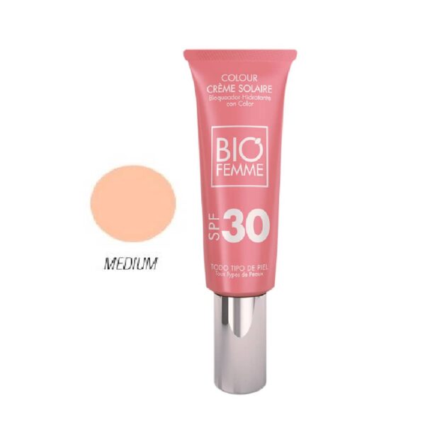 BLOQUEADOR HIDRATANTE CON COLOR SPF 30 50ml(Biofemme) (Mujer) - Imagen 2