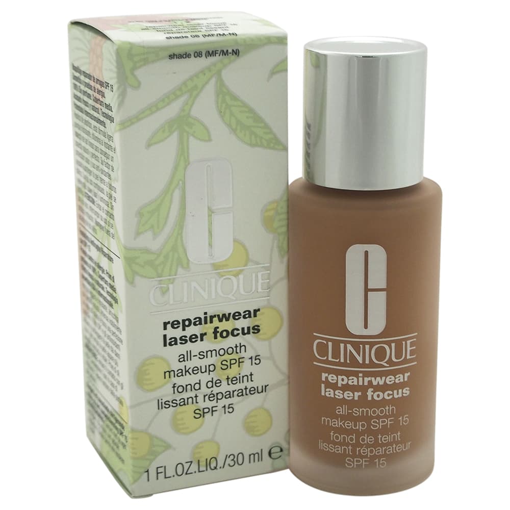 CLINIQUE MAKEUP LIQUID REPAIRWEAR LASER FOCUS SPF-15 (Clinique  Laboratories, llc) (Mujer) – Aromas y Recuerdos