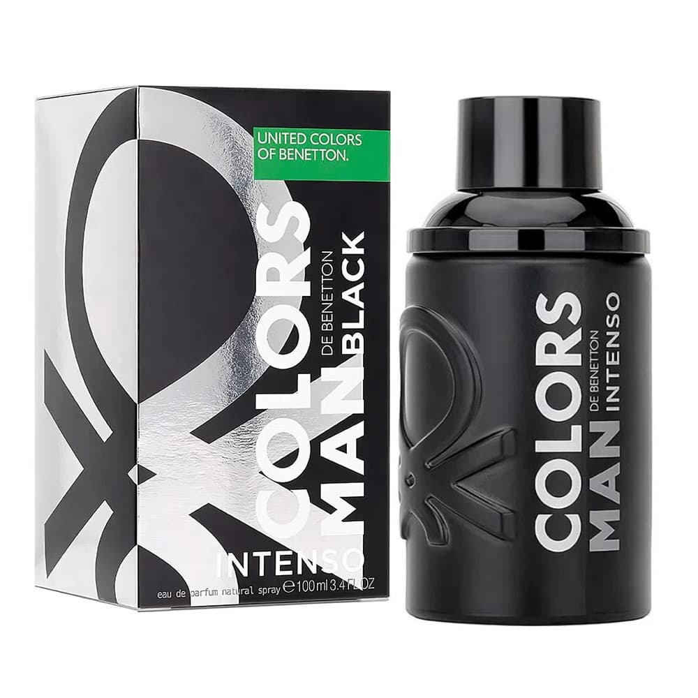 COLORS BLACK INTENSO Eau de Parfum (Benetton) (Hombre) – Aromas y Recuerdos