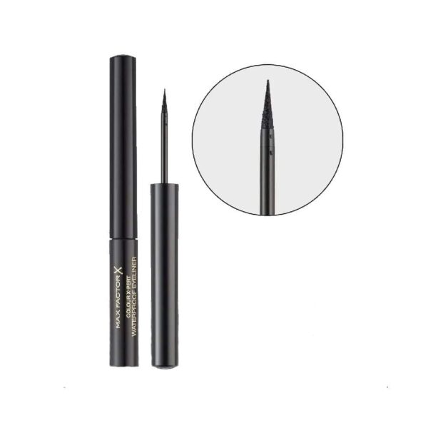 COLOUR X-PERT WATERPROOF Delineador Liquido a Prueba de Agua Black (Max Factor) (Mujer)
