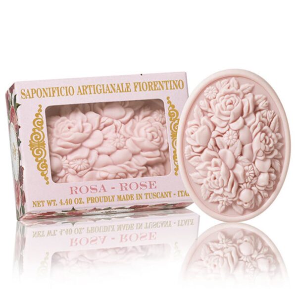 FIORENTINO ESTUCHE 1 JABON Italiano Rose 125gr (S. A. Fiorentino) (Mujer)