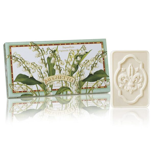 FIORENTINO ESTUCHE 3 JABONES Italiano Lila del Valle Rectangular 125gr c/u. (S. A. Fiorentino) (Unisex)