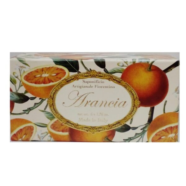 FIORENTINO ESTUCHE 6 JABONES Italiano Naranja Redondo 50gr c/u. (S. A. Fiorentino) (Unisex)