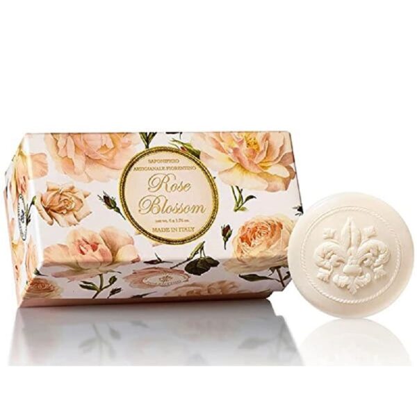 FIORENTINO ESTUCHE 6 JABONES Italiano Rose 50gr c/u. Redondos (S. A. Fiorentino) (Mujer)
