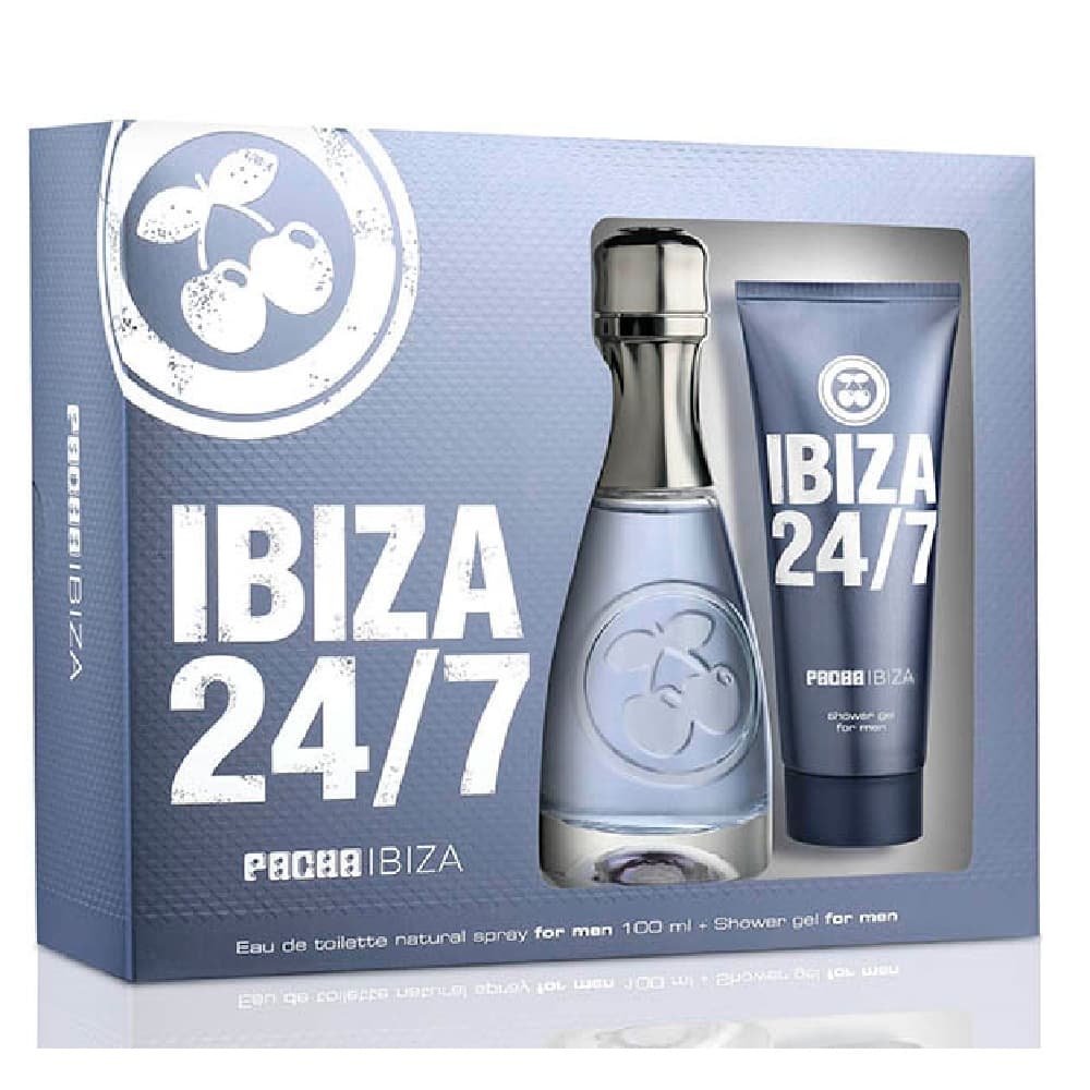 IBIZA 24/7 ESTUCHE EDT 100ml+Shower Gel 75ml (Pacha Ibiza) (Hombre) –  Aromas y Recuerdos