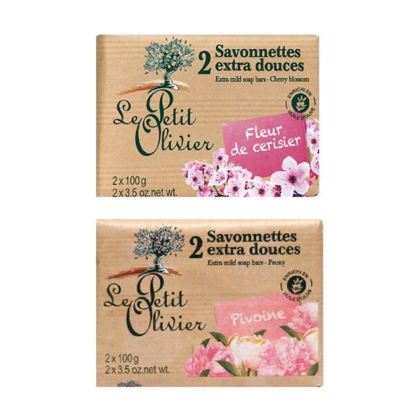 JABON EXTRA DOUCES 2x100g (Le Petit Olivier) (Unisex)