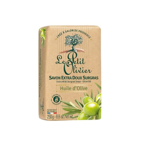 JABON EXTRA DOUX SURGRAS 250g (Le Petit Olivier) (Unisex) - Imagen 3