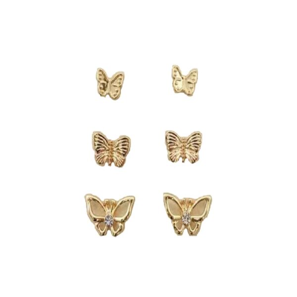 JUEGO DE 3 PARES DE ARETES (Bisuteria) (Mujer) - Imagen 5