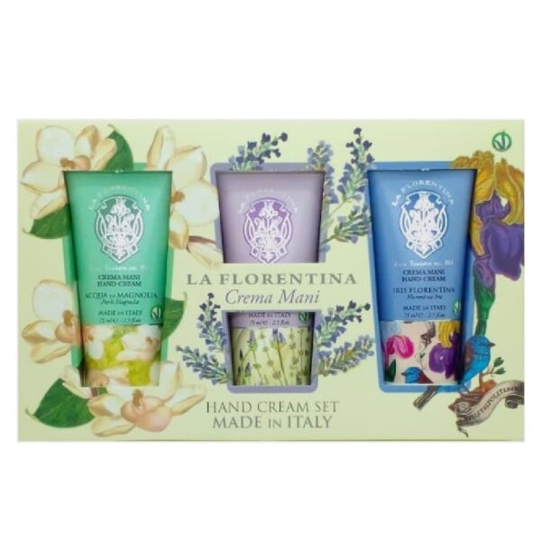 LA FLORENTINA BELLOSGUARDO ESTUCHE 3 Cremas de Manos F.Magnolia+Lavanda+F.Iris 75ml c/u (La Florentina) (Unisex)