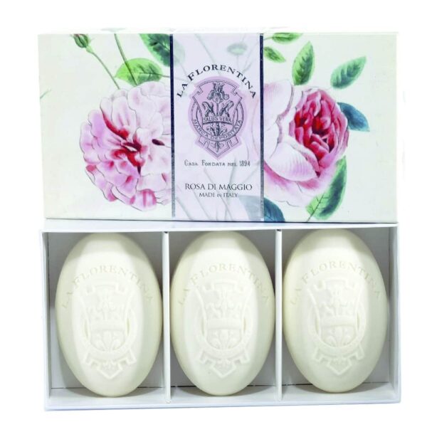 LA FLORENTINA BELLOSGUARDO ESTUCHE 3 JABONES Italiano Oval 150gr c/u (La Florentina) (Unisex) - Imagen 7
