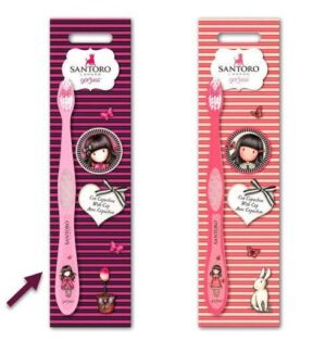 GORJUSS Cepillos de Dientes Colección (Santoro London) (Niña, Teen) - Ladybird