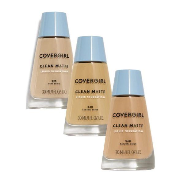 MAKE-UP CLEAN MATTE Base Liquida Mate (CoverGirl) (Mujer)