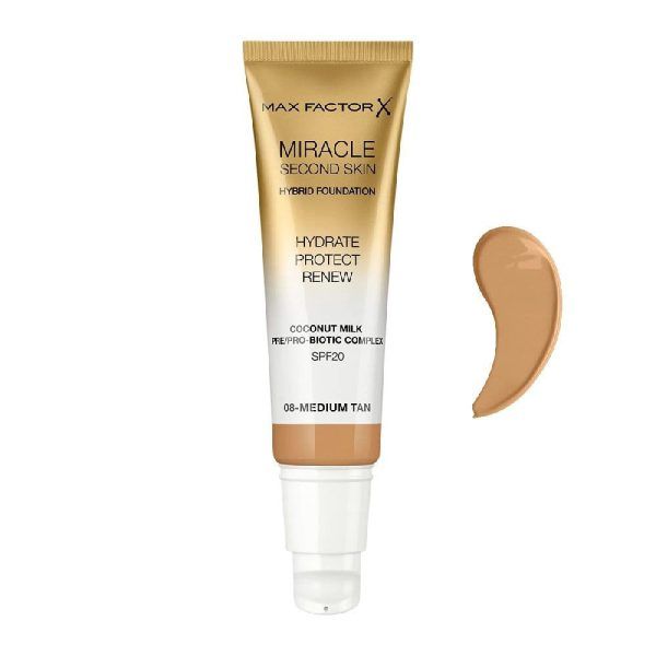 MAKEUP MIRACLE SECOND SKIN SPF20 Base Liquida (Max Factor) (Mujer) - Imagen 5