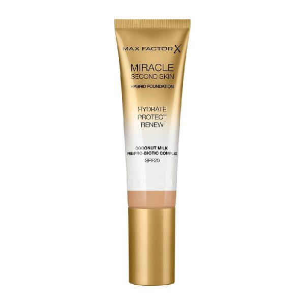 MAKEUP MIRACLE SECOND SKIN SPF20 Base Liquida (Max Factor) (Mujer)