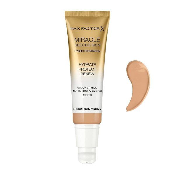 MAKEUP MIRACLE SECOND SKIN SPF20 Base Liquida (Max Factor) (Mujer) - Imagen 6
