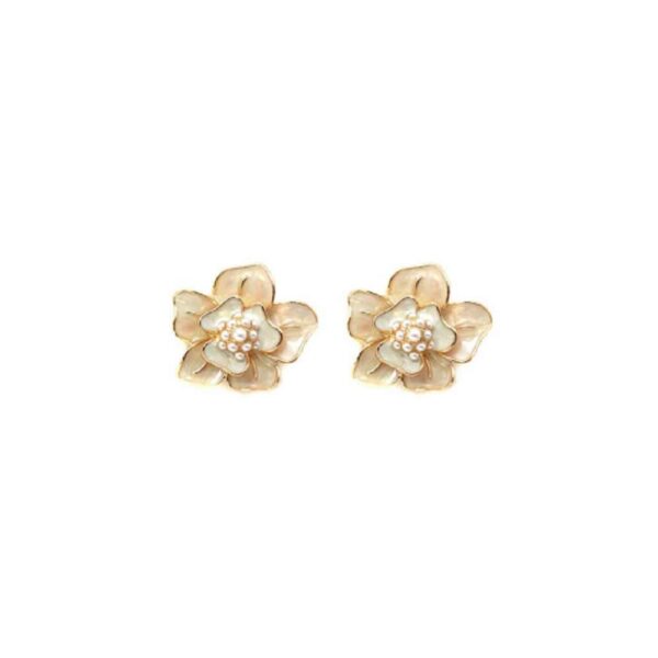 PAR ARETES Flor (Bisuteria) (Mujer) - Imagen 2