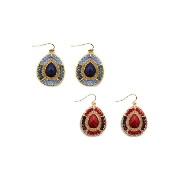 PAR DE ARETES Gota (Bisuteria) (Mujer)