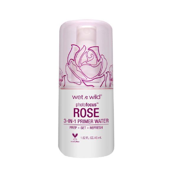 PHOTOFOCUS ROSE 3 EN 1 PRIMER WATER 45ml (Wet n Wild) (Mujer)