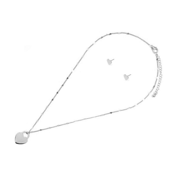 SET COLLAR CON ARETES CORAZON (Bisuteria) (Mujer) - Imagen 3