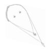 SET COLLAR EN CAPAS CON ARETES Lock & Key (Bisuteria) (Mujer) - Imagen 3