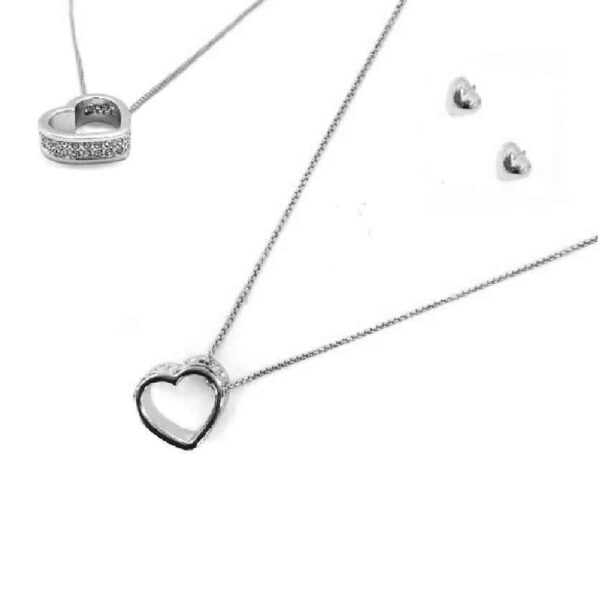 SET DE CADENA CON ARETES Corazón (Bisuteria) (Mujer) - Imagen 3