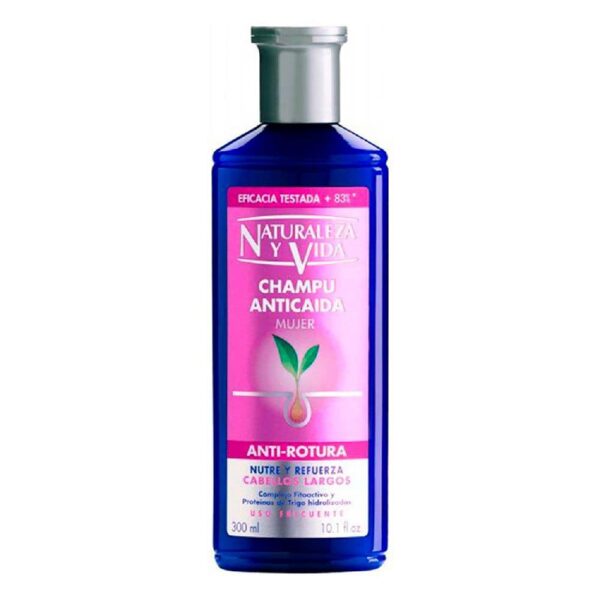 SHAMPOO ANTICAIDA ANTIROTURA 300ml (NaturVital) (Mujer)