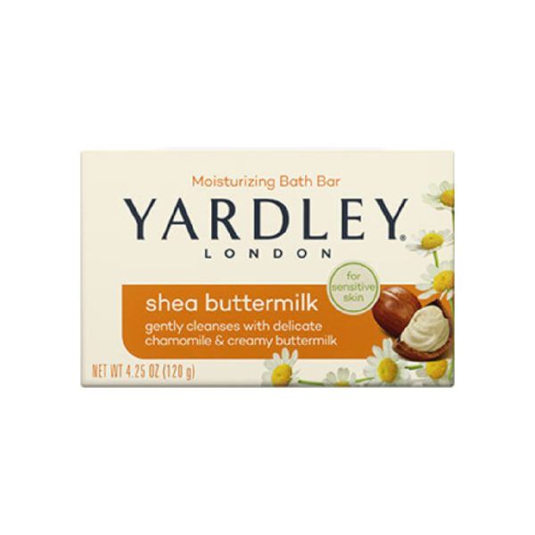 SHEA BUTTERMILK JABÓN EN BARRA 120gr (Yardley) (Unisex) - Imagen 2