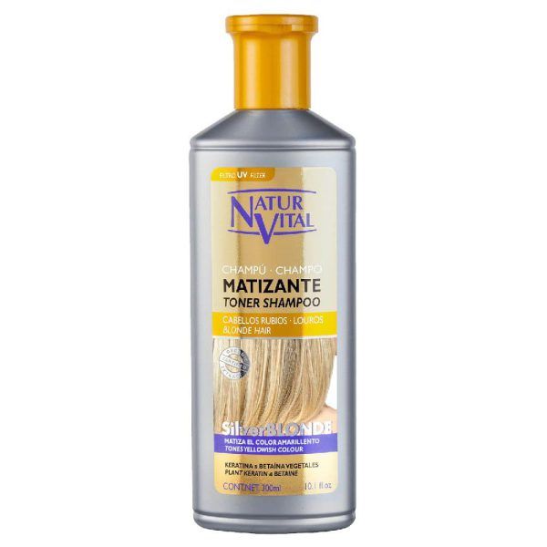 SILVERBLONDE Shampoo Matizante Cabellos Rubios 300ml (NaturVital) (Mujer)