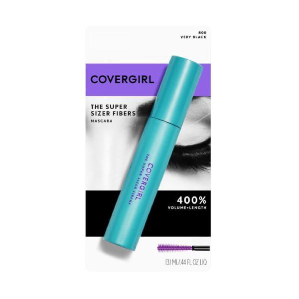 THE SUPER SIZER FIBERS 400% Máscara Very Black (CoverGirl) (Mujer) - Imagen 2