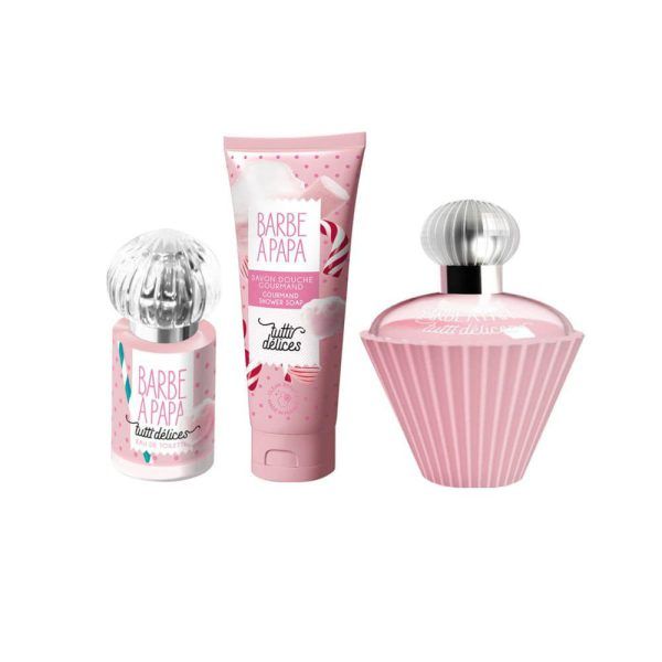 TUTTI BARBE A PAPA COTTON CANDY Estuche EDT 50ml+EDT 15ml+SOAP 100ml (Parfums Corania) (Mujer) - Imagen 2