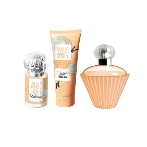 TUTTI VANILLA WHIPPED CREAM DELICES Estuche EDT 50ml+EDT 15ml+SOAP 100ml (Parfums Corania) (Mujer) - Imagen 2