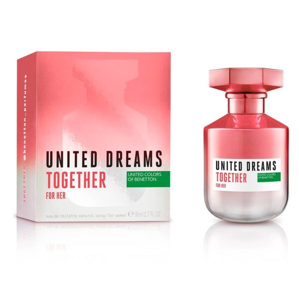 UNITED DREAMS TOGETHER FOR HER EDT 80ml (UNITED COLORS OF BENETTON.) (Mujer) - Imagen 2