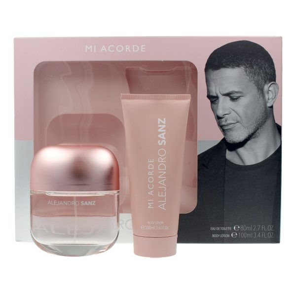 MI ACORDE ALEJANDRO SANZ ELLA Estuche EDT 80ml+B. LOTION 100ml (Alejandro Sanz) (Mujer)