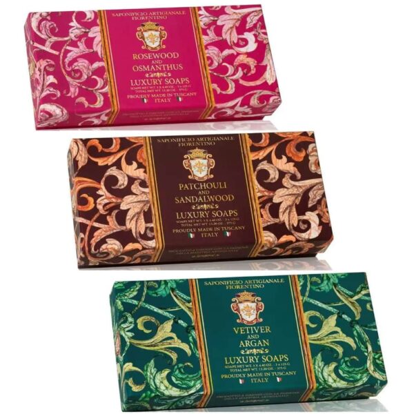 FIORENTINO ESTUCHE 3 JABONES OVALADOS 125gr c/u (Fiorentino) (Unisex)