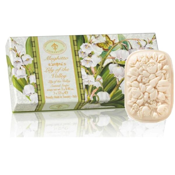 FIORENTINO ESTUCHE 3 JABONES OVALADOS 125gr c/u (Fiorentino) (Unisex) - Imagen 3
