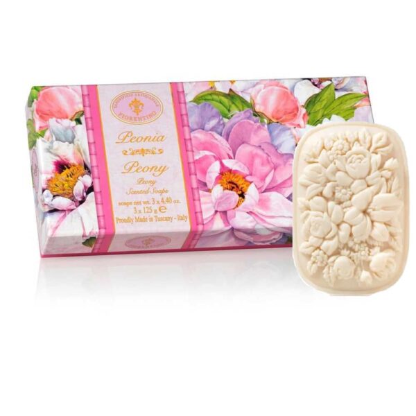 FIORENTINO ESTUCHE 3 JABONES OVALADOS 125gr c/u (Fiorentino) (Unisex) - Imagen 4