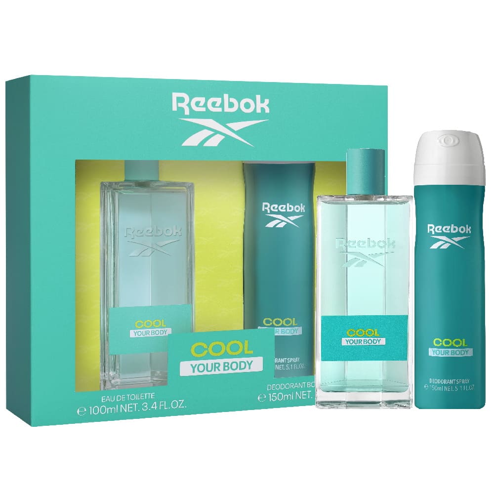 REEBOK COOL YOUR BODY For Her Estuche EDT 100ml+Desodorante 150ml (Reebok)  (Mujer) – Aromas y Recuerdos