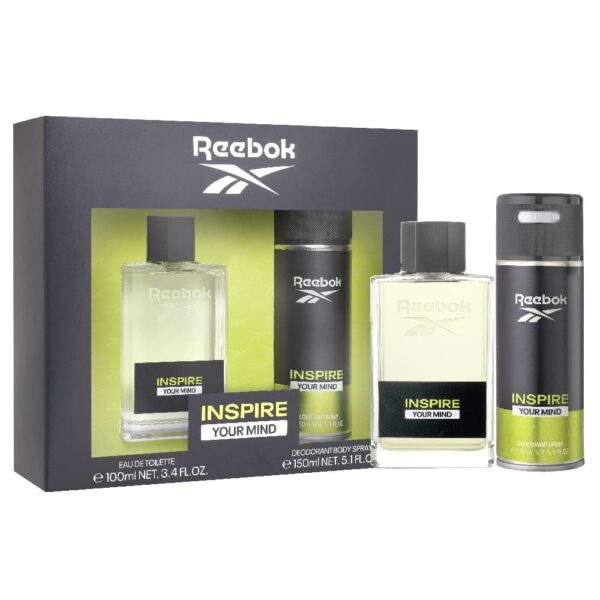 REEBOK INSPIRE YOUR MIND For Men Estuche EDT 100ml + Desodorante 150ml (Reebok) (Hombre)