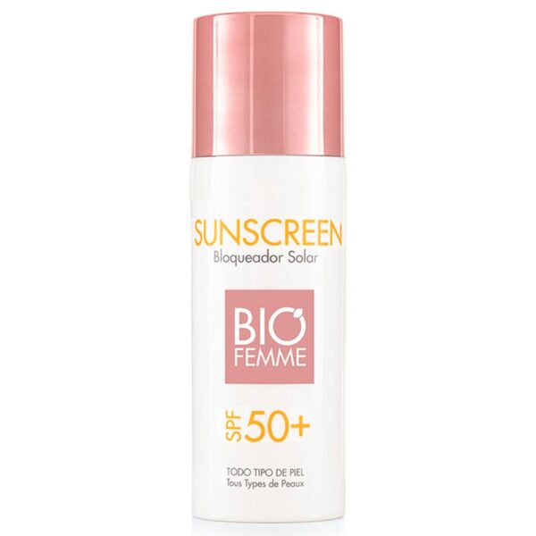 SUNSCREEN BIOFEMME BLOQUEADOR SOLAR SPF 50+ 50ml (Biofemme) (Mujer)