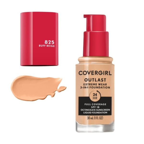 OUTLAST EXTREME WEAR 3 en 1 Base Liquida (CoverGirl) (Mujer) - Imagen 2