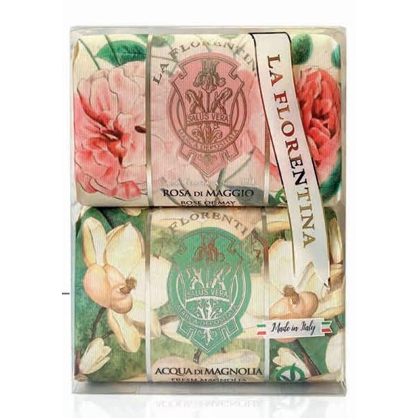 LA FLORENTINA BELLOSGUARDO ESTUCHE 2 JABON Italianos 200g c/u (La Florentina) (Unisex) - Imagen 3