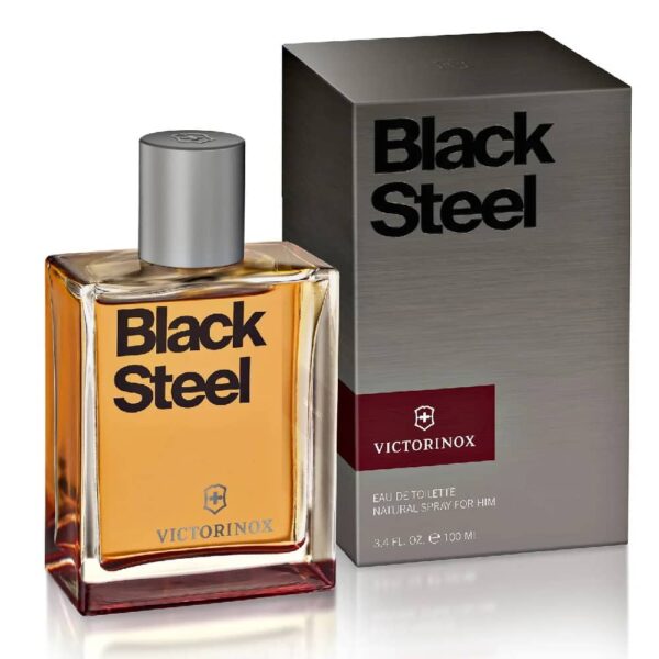 VICTORINOX SWISS ARMY BLACK STEEL FOR HIM 100ml (Swiss Army) (Hombre) - Imagen 2
