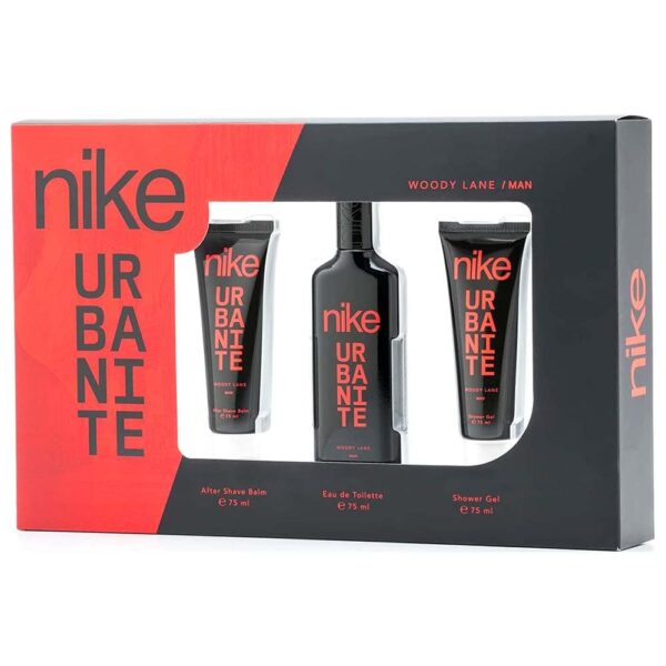 URBANITE WOODY LANE MAN ESTUCHE EDT 75ml+After Shave 75ml+Shower Gel 75ml (Nike) (Hombre)