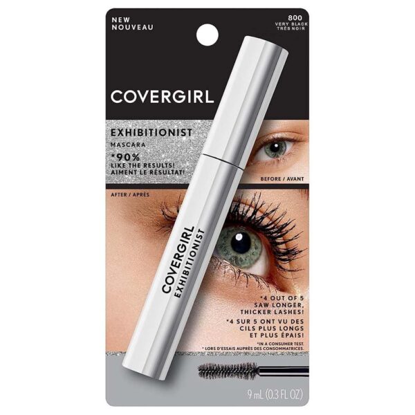 Exhibitionist Máscara De Pestañas Very Black #800 (CoverGirl) (Mujer)