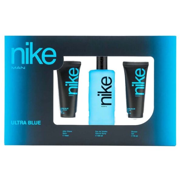 NIKE ULTRA BLUE MAN Estuche EDT 100ml+A. Shave 75ml+S. Gel 75ml (Nike) (Hombre)