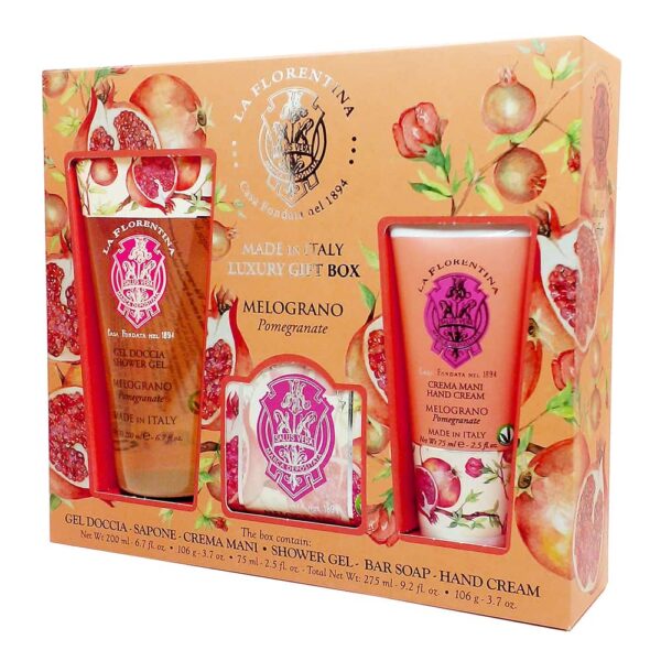 LA FLORENTINA BELLOSGUARDO ESTUCHE HAND LOTION 75ML+SHOWER GEL 200ML+JABON 106GR (La Florentina) (Unisex) - Imagen 3